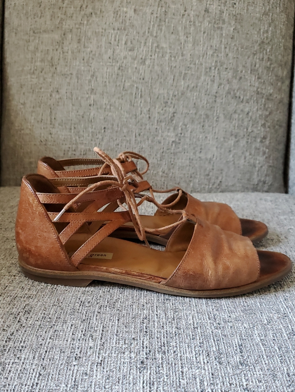 ✅ Paul Green Morea Sandals, Cognac (5.5 UK / 8.0 US)